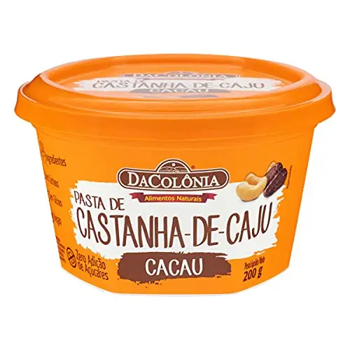 PASTA CASTANHA DE CAJU CON CACAO DACOLONIA 200G