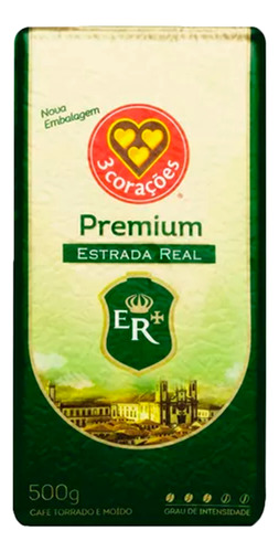 CAFE 3 CORACOES MOLIDO ESTRADA REAL 500G