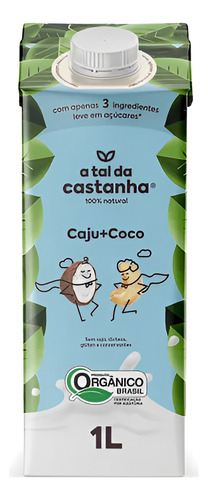 BEBIDA VEGETAL  CAJÚ Y COCO 1L A Tal da Castanha