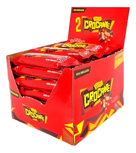 DISPLAY BOMBON GAROTO CROCANTE MANI 30 UNIDADES X 25G