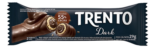 CHOCOLATE TRENTO NEGRO 32G