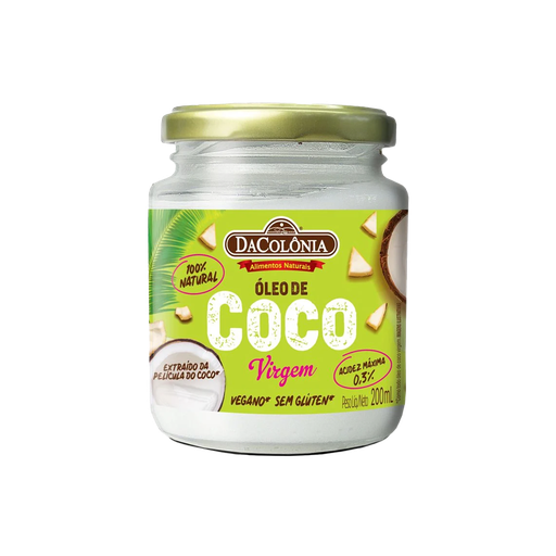 [000032] ACEITE DE COCO VIRGEN DACOLÔNIA - 200ML