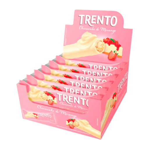[DP000394] EMPAQUE DE CHOCOLATES TRENTO CHEESECAKE DE FRUTILLA - 16 Unidades