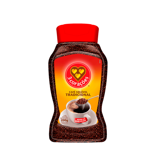 [000135] CAFÉ 3 CORAÇÕES SOLUBLE - 200g