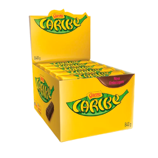 [DP000270] EMPAQUE DE CHOCOLATES GAROTO CARIBE - 30 Unidades