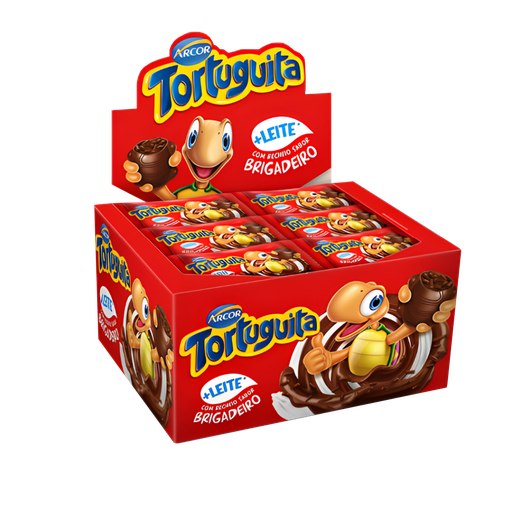 [D00287] EMPAQUE DE CHOCOLATES TORTUGUITA BRIGADEIRO - 24 Unidades
