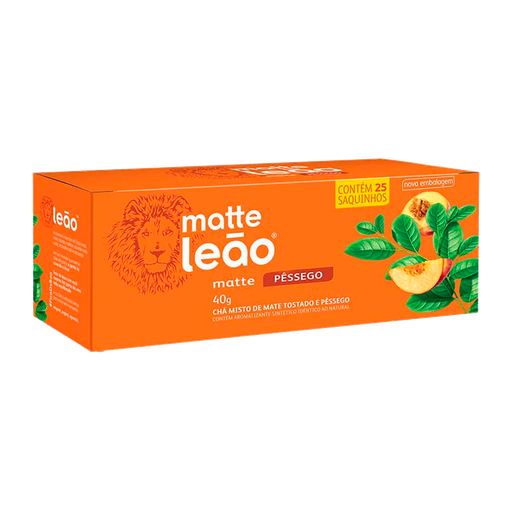 [000349] TÉ MATTE LEÃO DURAZNO - 40g