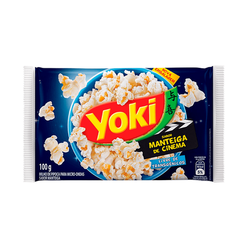 [000146] POCHOCLOS DE MICROONDAS MANTECA DE CINE YOKI - 100g