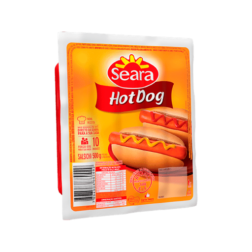 [000019] SALCHICHA HOT DOG SEARA - 500g