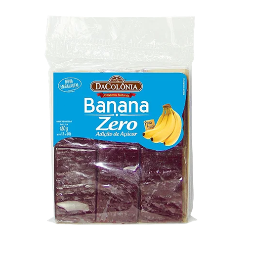 [000083] DULCE DE BANANA CERO AZUCAR DACOLONIA 180G