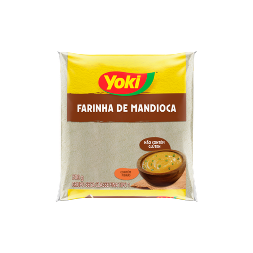 [000187] HARINA DE MANDIOCA TRADICIONAL YOKI - 500g