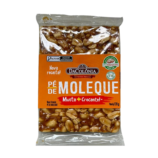 [000082] TURRÓN DE MANI (PÉ DE MOLEQUE) DACOLÔNIA 120G