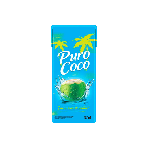 [000069] AGUA DE COCO PURO COCO - 180ml