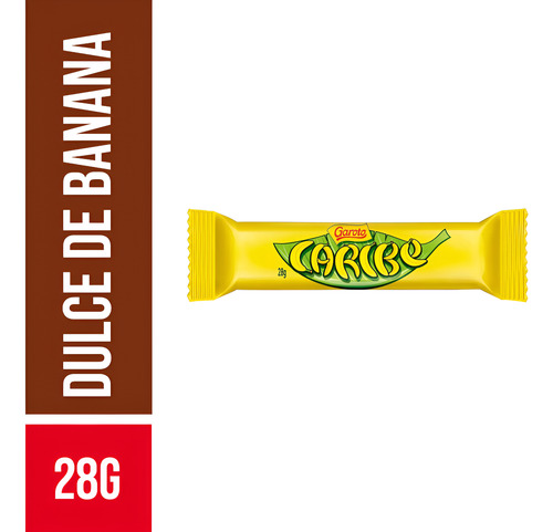 [000270] BARRITA CHOCOLATE CARIBE GAROTO - 28g