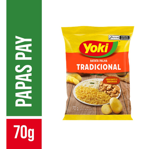 [000169] PAPAS PAY TRADICIONAL YOKI 70G