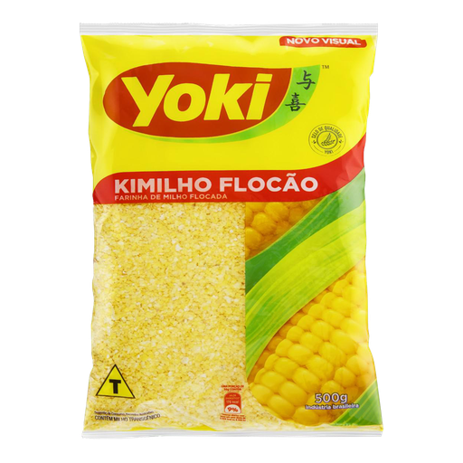 [000182] HARINA DE MAÍZ EN COPOS FLOCÃO YOKI - 500g