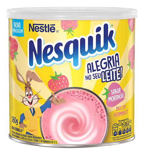 [000044] NESQUIK EN POLVO SABOR FRUTILLA - 380g