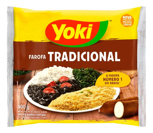 [000400] FAROFA TRADICIONAL YOKI - 400g