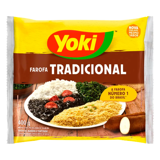 [000400] FAROFA TRADICIONAL YOKI - 400g
