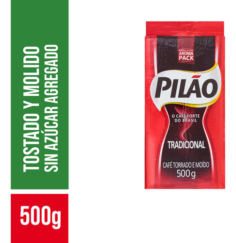 [000056] CAFÉ MOLIDO TOSTADO PILAO TRADICIONAL 500G