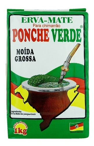 [000063] YERBA MATE PONCHE VERDE TRADICIONAL - 1kg