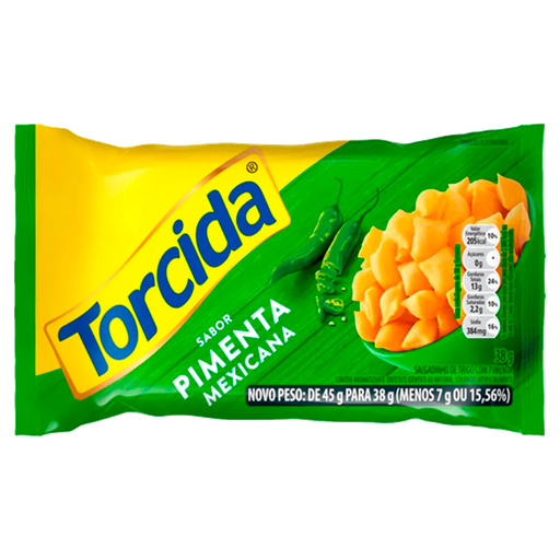[000108] SNACK TORCIDA PIMIENTA MEXICANA - 38g