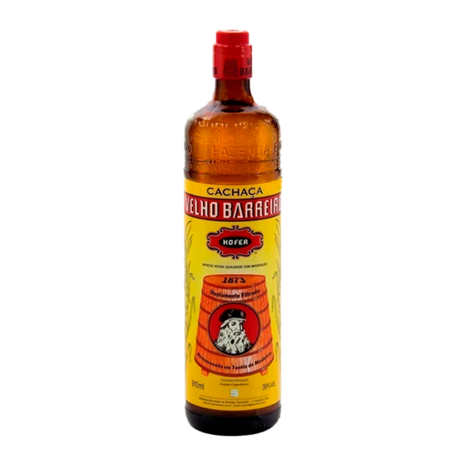 [000219] CACHAÇA VELHO BARREIRO TRADICIONAL - 900ML