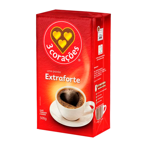 [000047] CAFÉ 3 CORAÇÕES MOLIDO EXTRAFUERTE - 500g
