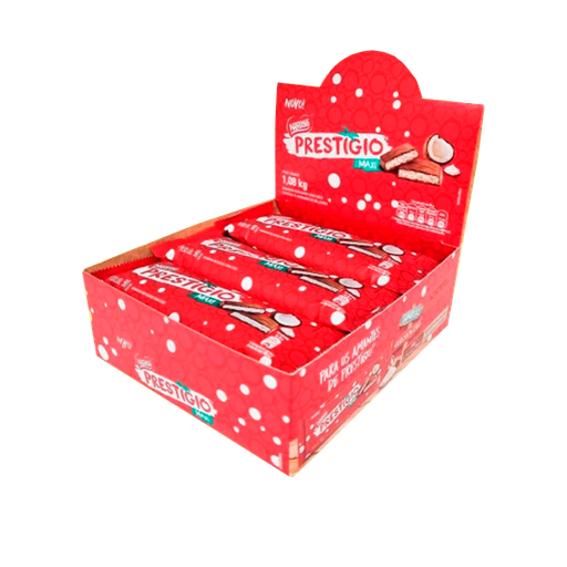 [00390] EMPAQUE DE CHOCOLATES PRESTIGIO MAXI - 12 Unidades