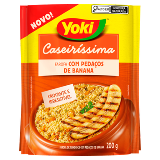 [000398] FAROFA CASERÍSIMA SABOR BANANA YOKI 200g
