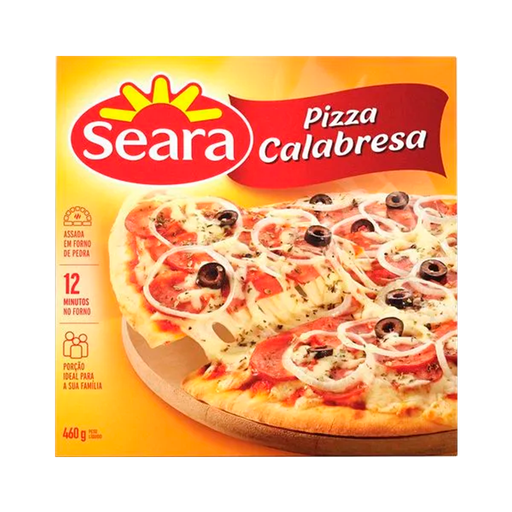 [000409] PIZZA CONGELADA DE CALABRESA SEARA 460g