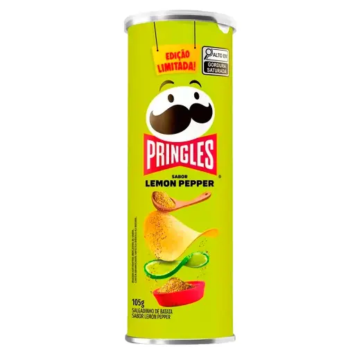 [000411] PRINGLES LEMON PEPPER - 105g