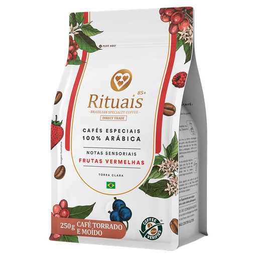 [000511] CAFÉ 3 CORAÇÕES MOLIDO RITUAIS  FRUTOS ROJOS 250g
