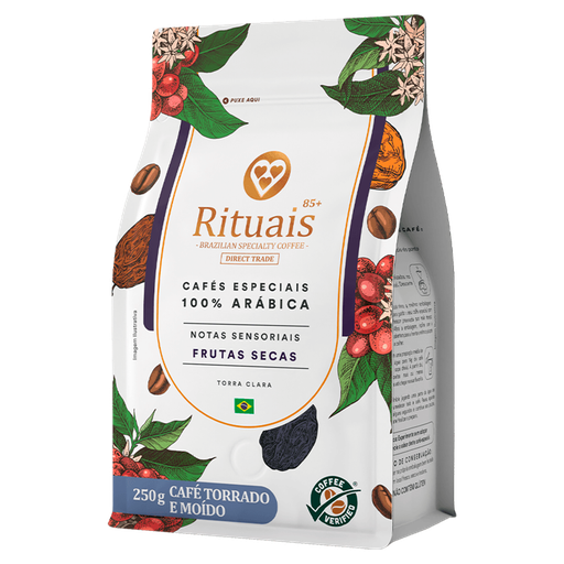 [000512] CAFÉ 3 CORAÇÕES MOLIDO RITUAIS  FRUTOS SECOS 250g