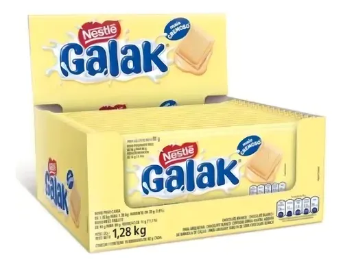 [DP600379] EMPAQUE DE CHOCOLATE GALAK 80G - 16 UNIDADES