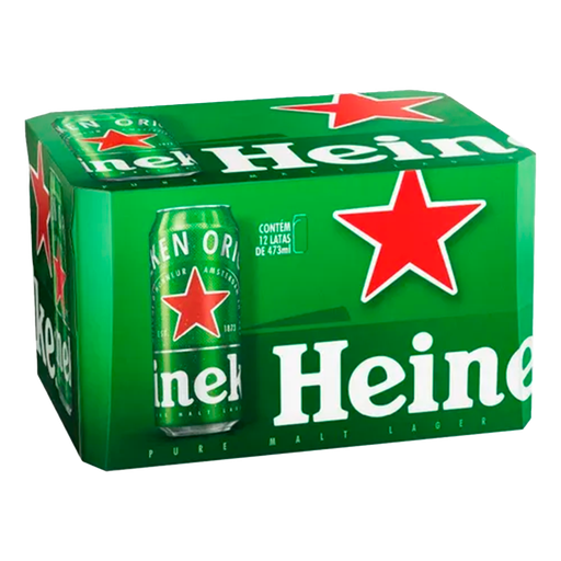 [FD600344] PACK DE CERVEZA HEINEKEN LATA 473ml - 12 Unidades