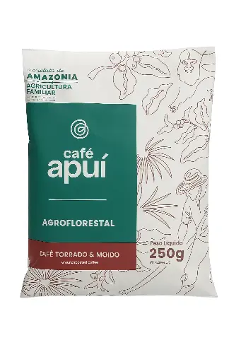 [010838] CAFÉ APUÍ AGROFORESTAL TOSTADO Y MOLIDO 250g