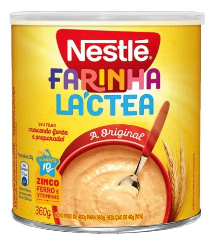 [011068] HARINA LACTEA NESTLE ORIGINAL LATA 360G
