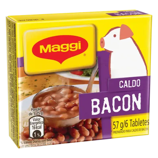 [DP011148] EMPAQUE DE CALDO MAGGI SABOR PANCETA 57G - 10 UNIDADES