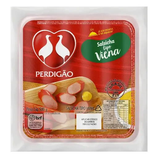[011454] SALCHICHA VIENA PERDIGAO 500G