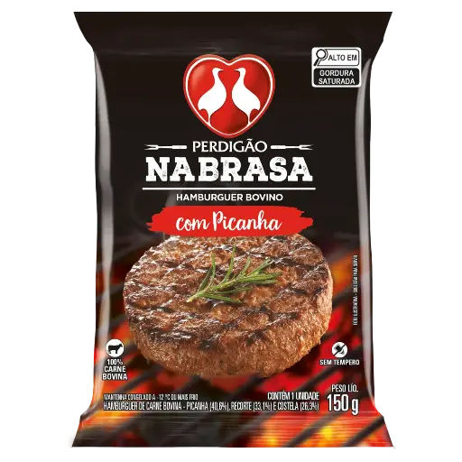 [011460] CARNE PARA HAMBURGUESA DE TERNERA PICANA NA BRASA 150G