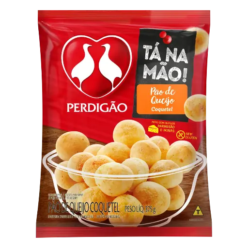 [011480] PAN DE QUESO CONGELADO COQUETEL PERDIGAO 375G
