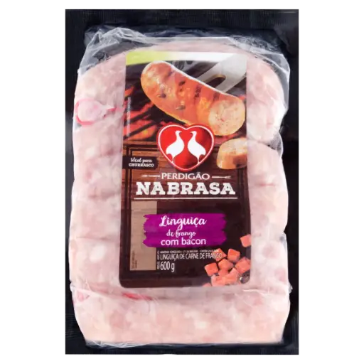 [011489] LINGUICA DE POLLO CON PANCETA PERDIGAO NA BRASA 600G