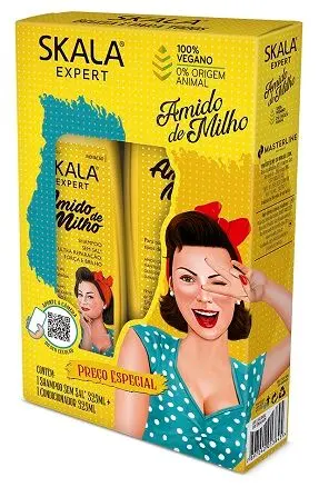 [011583] KIT SKALA SHAMPOO+CONDICIONADOR ALMIDON DE MAIZ