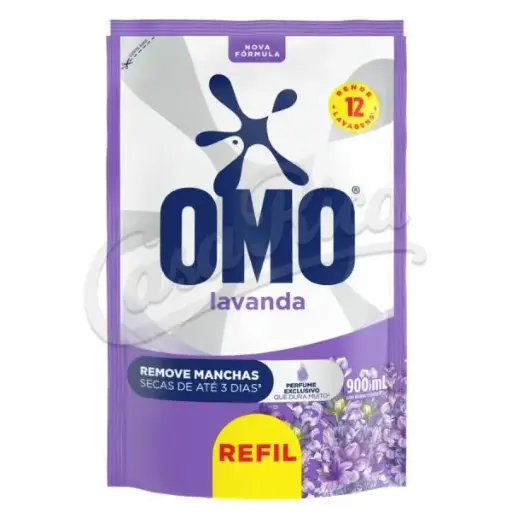 [011590] DETERGENTE LIQUIDO PARA ROPA OMO LAVANDA 900ML