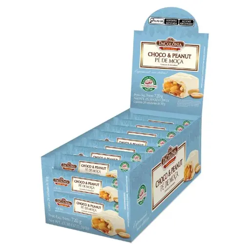 [DP011716] DISPLAY DE PE DE MOCA CON CHOCOLATE BLANCO 30G - 24 UNIDADES