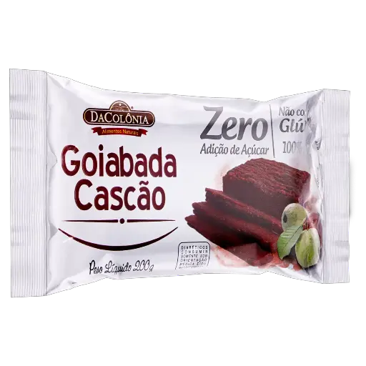 [011718] DULCE DE GUAYABA CASCAO ZERO DACOLONIA 200G