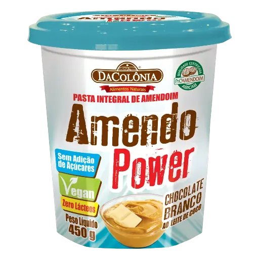 [011749] AMENDOPOWER CON CHOCOLATE BLANCO 450G
