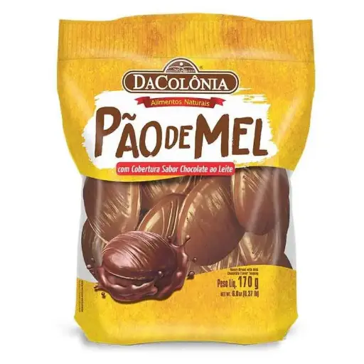 [011764] PAO DE MEL COM CHOCOLATE DACOLONIA 170G